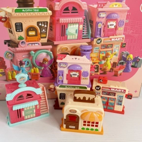 Набор домиков для фей, которые соединяются между собой, 131-40