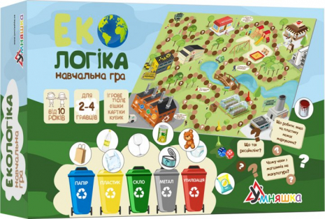 Настільна навчальна гра "Екологіка" (укр) Умняшка 1319