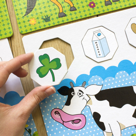 Навчальні пазли "Хто живе на фермі. IQ-club для малюків" Ранок. 13203005У