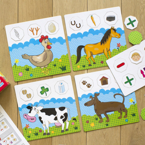 Навчальні пазли "Хто живе на фермі. IQ-club для малюків" Ранок. 13203005У