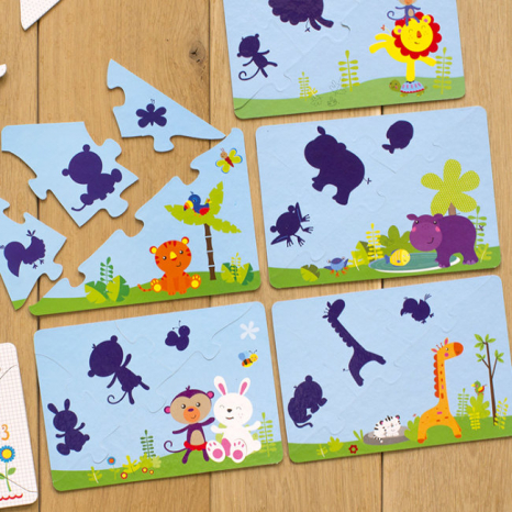 Учебные пазлы "Изучаем мир зверюшек. IQ-club для малышей" Ранок. 13203006У