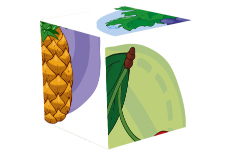 Кубики пластмасові Фрукти 1332 Технок