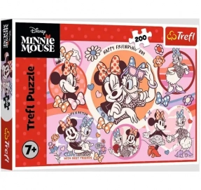 Пазл Disney Minnie Звички Мінні Маус, 200елм., Trefl 