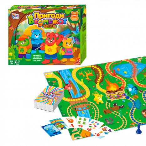 Дитяча настільна гра Пригоди Ведмежат, 13485