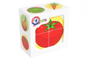 Кубики пластмассовые Овощи 1349 Технок