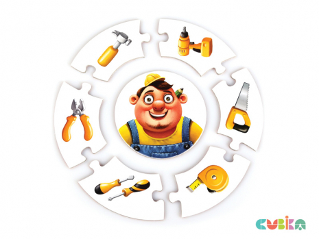 Розвиваючі пазли "Професії - 1" 13517 Puzzlika