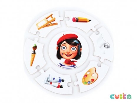 Розвиваючі пазли "Професії - 1" 13517 Puzzlika