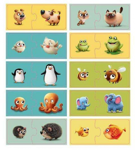 Пазли-половинки Моя сім'я Puzzlika