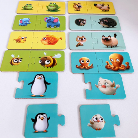 Пазли-половинки Моя сім'я Puzzlika