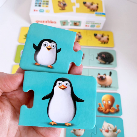 Пазли-половинки Моя сім'я Puzzlika