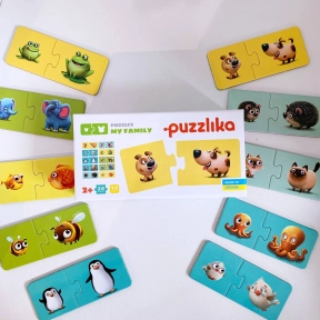 Пазлы-половинки Моя семья Puzzlika
