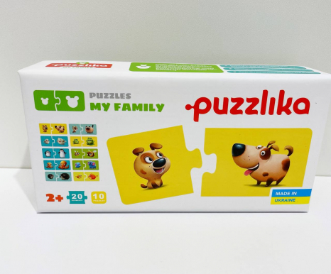 Пазлы-половинки Моя семья Puzzlika
