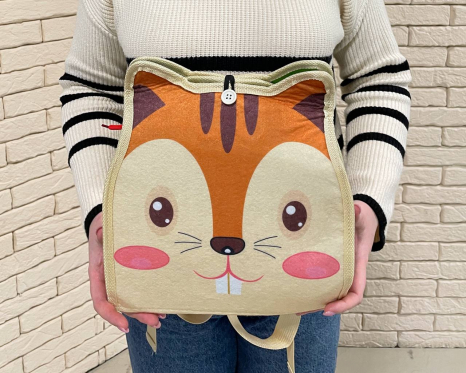 Розвиваюча логічна Папка - рюкзак бізіборд  фетрові елементи англійська абетка 1368