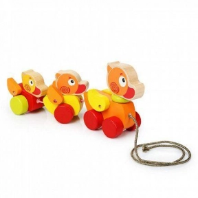 Дерев'яна каталка Качечки Cubika 13722