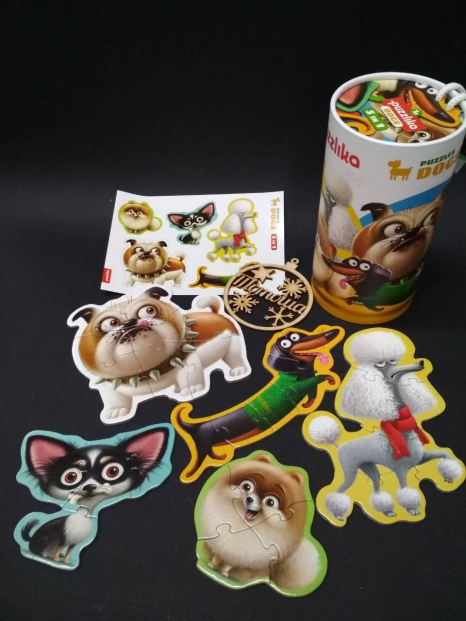 Пазлы 5 в 1 Собачки Puzzlika