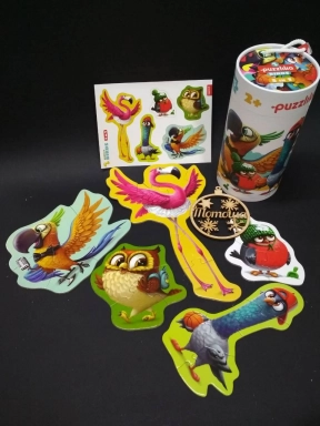 Пазли 5 в 1 Птахи Puzzlika