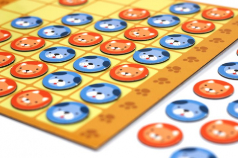 Магнитная игра  4 в ряд Умняшка  (укр) 1456