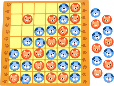 Магнитная игра  4 в ряд Умняшка  (укр) 1456