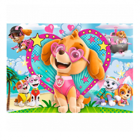 Пазлы глитерные "Скай" (100 дет.) Trefl. 14818