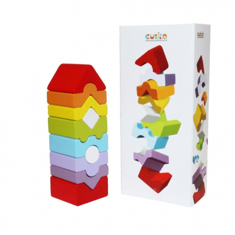 Дерев'яна пірамідка Кубика LD-10 Cubika, Левеня 14989