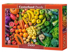 Пазл "Екзотичні фрукти", 1500 елементів,  68x47 см, Castorland. 152124