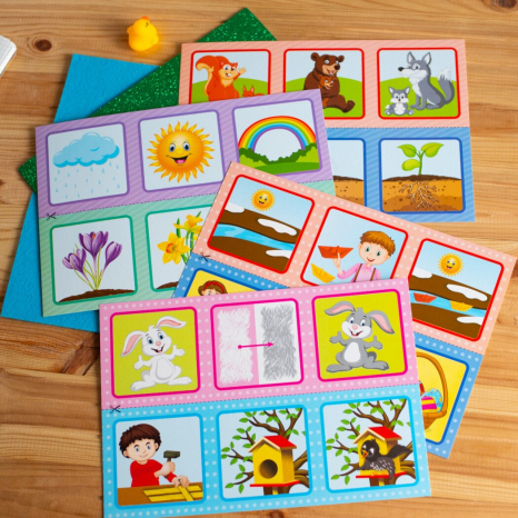 Наочний посібник. Мнемодоріжки. Весна (укр) 15222001У Ранок