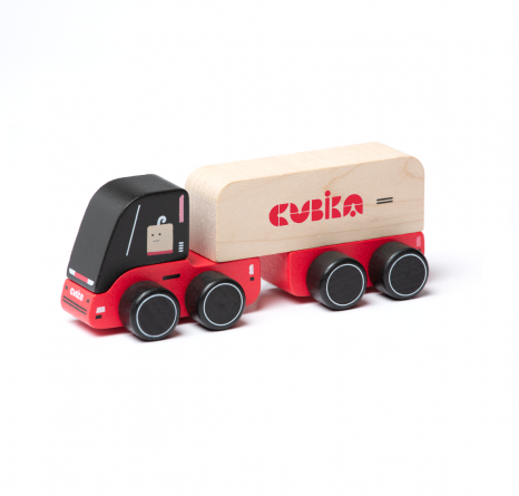 Дерев'яна машинка Фура 2 Cubika. 15535