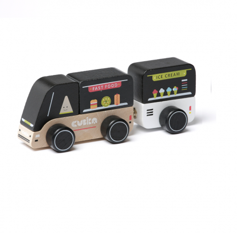 Дерев'яна машинка Мандруюче кафе Cubika 15542