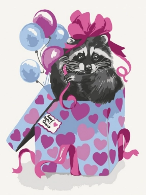 Картина по номерам "Полосатый сюрприз" Art Craft 15595-AC 30х40 см