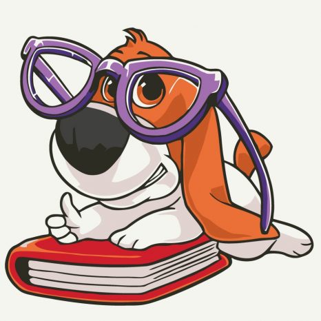 Картина за номерами "Песик Розумник" Art Craft 15601-AC 30х30 см