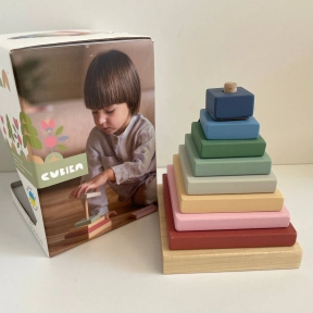 Дерев'яна пірамідка LD-18 Cubika 15849