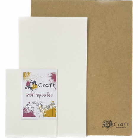 ДВП ґрунтоване 15х20 см, Art Craft. 16025