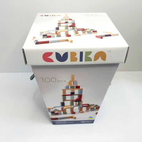 Дитячий конструктор "Містечко" пастельна колекція. Cubika 3