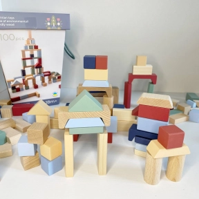 Дитячий конструктор "Містечко" пастельна колекція. Cubika 3