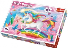 Пазлы Яркий Единорог 100 элементов Trefl 16364