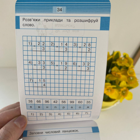 Смарт Тренажер з математики. Множення та дiлення у межах 100