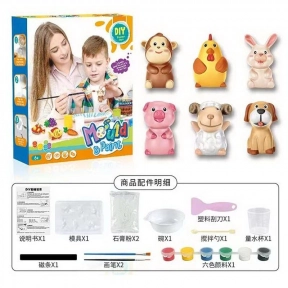 Набор для творчества роспись гипсовых фигурок + магниты 168-23 A