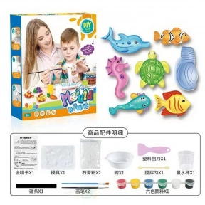 Набір для творчості створення гіпсових фігурок магнітів, інструменти,168-23 E