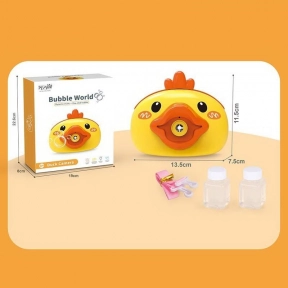 Установка з мильними бульбашками з підсвічуванням, мелодія, 2 пляшечки з мильним розчином  S 680-24