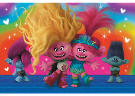 Пазли - 60 ел. - 17386 "Дружні Тролі" Trefl