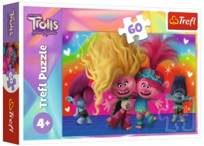 Пазли - 60 ел. - 17386 "Дружні Тролі" Trefl