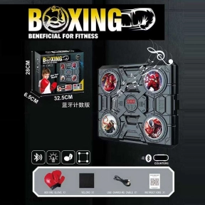 Електронний бокс (1 пісня рос. мовою!),акумулятор, USB кабель, герой, підсвічування, музика, bluetooth, режими гучності 77-3