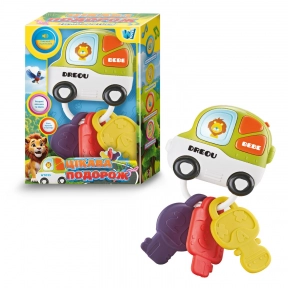 Музична іграшка “Цікава подорож” 45093 (60) "WToys", ОЗВУЧУВАННЯ УКРАЇНСЬКОЮ МОВОЮ, прорізувачі, пісні, загадки, казки, підсвічування, в коробці