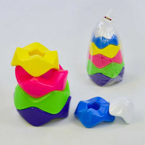 Піраміда пластмасова Хвиля 3 (19*13см) 1806 Бамсік