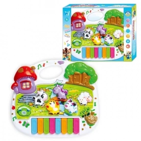 Розвиваюче музичне піаніно "Музична прогулянка", українська озвучка,18126