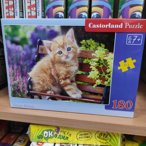 Пазл "Котик" (180 дет.) Castorland. 18178