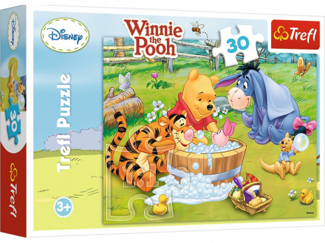 Пазли "П'ятачок приймає ванну" (30 дет.) Trefl. 18198