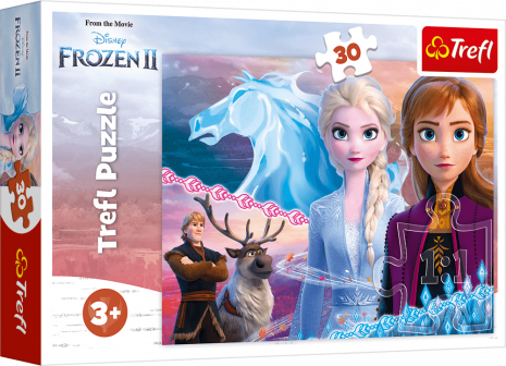 Пазли 30 елементів Магія сестер Дісней Крижане серце 2 Frozen 2 Trefl 18253
