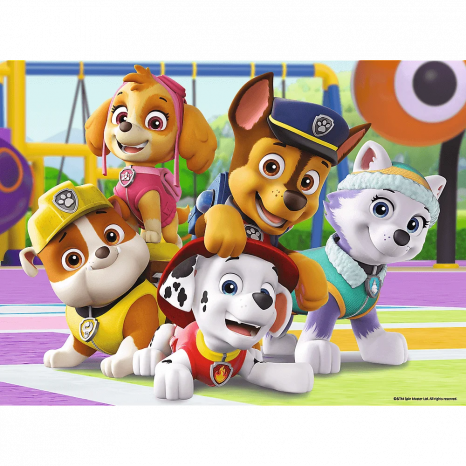Пазлы Щенячий патруль 30 элем. "Всегда на поготове" Веселая команда Trefl 18286