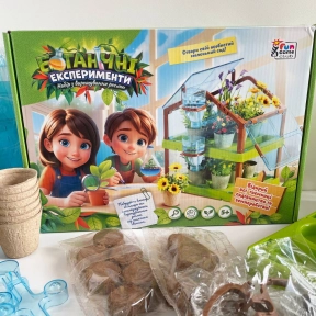 Теплица детская двухэтажная: ботанические эксперименты (семена, инструменты) 18415 4FUN Game Club